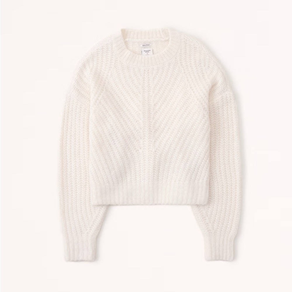 Alpaca blend crew sweater